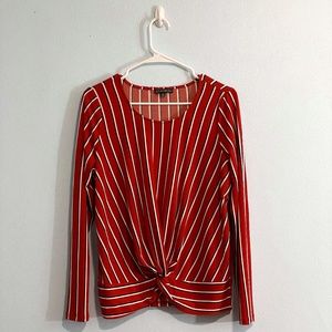 Adrianna Papell Striped Blouse